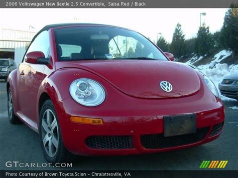 Volkswagen beetle red convertible's average market price (msrp) is found to be from $19,595 to $25,490. Salsa Red - 2006 Volkswagen New Beetle 2.5 Convertible ...