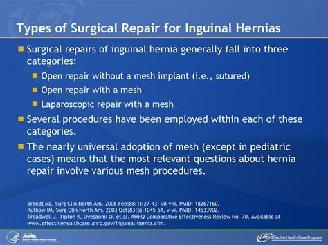 Ppt Surgical Management Of Inguinal Hernia Powerpoint Presentation