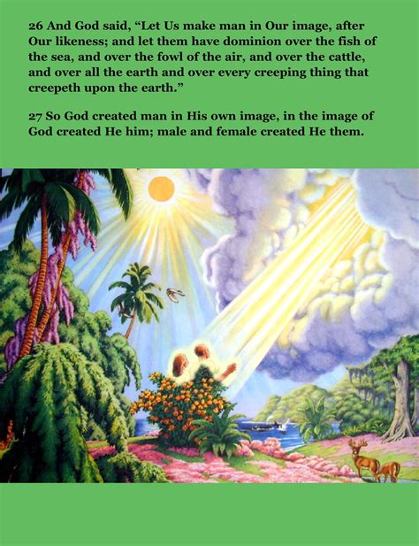 Bible Story Pictures For Creation A Scripture Lady Idea