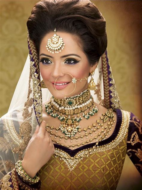 Pakistani Bridal Wedding Hairstyles Trend 22