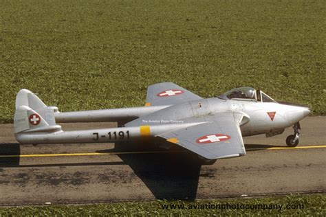 The Aviation Photo Company Vampire De Havilland Swiss Air Force