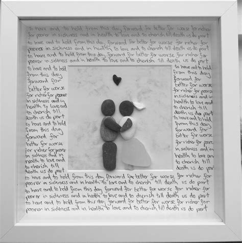 Wedding Pebble Art - A one of a kind gift for a special couple - Pebble ...