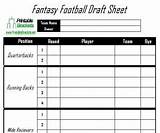 Fantasy Football Draft Player Rankings Printable Pictures