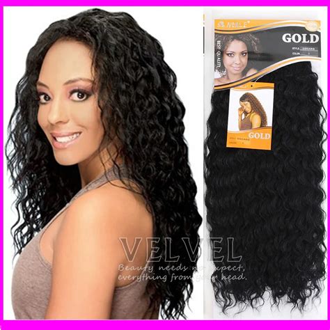 1pcfree Shipping Noble Gold Hair Extension Oscars Synthetic Hair