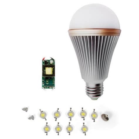 Component light emitting diodes / led bulbs of various sizes, shapes, colors, and brightness from many brands, including cree, luxeon, nichia & more. LED Light Bulb DIY Kit SQ-Q24 E27 9 W - cold white - GsmServer