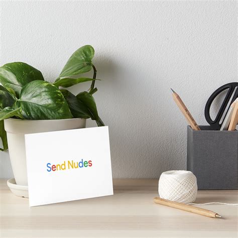 Send Nudes Search Engine Style Art Board Print By Palya Redbubble