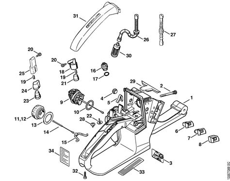 Exploring The Essential Stihl Chainsaw Parts Diagrams And Functions
