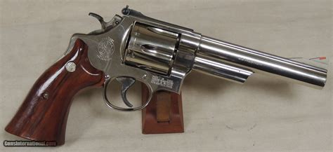 Smith And Wesson Model 29 3 Nickel Plated 44 Magnum Caliber Revolver Sn