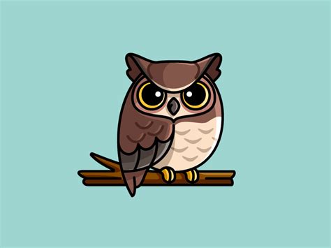 Great Horned Owl Cute Dog Drawing Owls Drawing Horned Owl