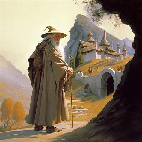 Lord Of The Rings Concept Art By Ralph Mcquarrie Rmidjourney