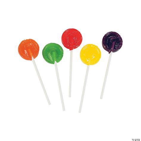 Assorted Fruit Flavors Candy Lollipops Oriental Trading