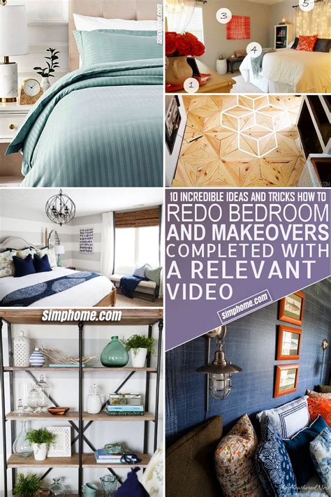 Jun 30, 2014 · we're about 90% done with the two bathrooms, the kitchen, the dining room, the utility room, and the bedroom (we just moved into the bedroom a couple weeks ago). 10 Bedroom Redo Ideas - Simphome