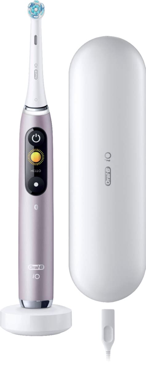 Oral B Io Series Connected Rechargeable Electric Toothbrush Rose Quartz Io M A A Rq