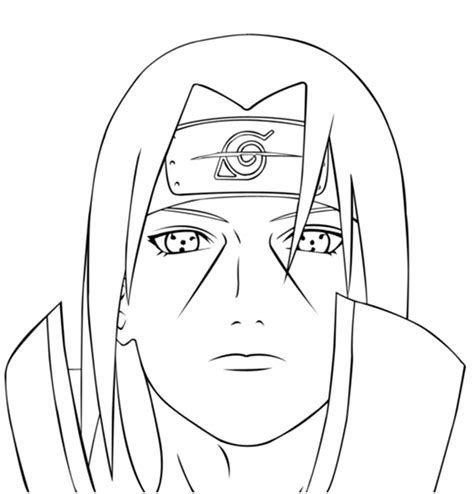 Itachi Uchiha Attack Coloring Page Anime Coloring Pages