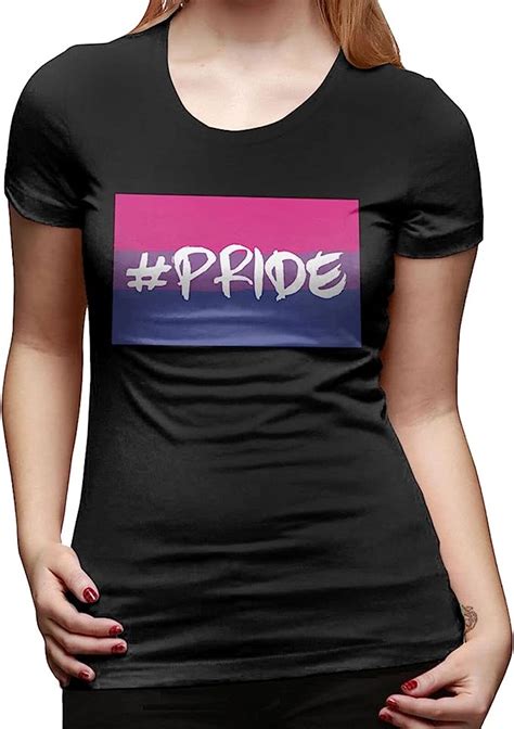 Bisexual Pride Woman T Shirt Classic Short Sleeve T Shirt At Amazon Womens Clothing Store