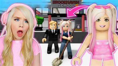 Rich Brat Forced To Get A Job In Brookhaven Roblox Brookhaven Rp