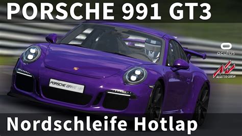 Porsche Gt Hotlap Nordschleife Assetto Corsa Oculus Rift Cv