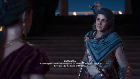 Assassin S Creed Odyssey Gameplay Meeting And Assisting Anthousa