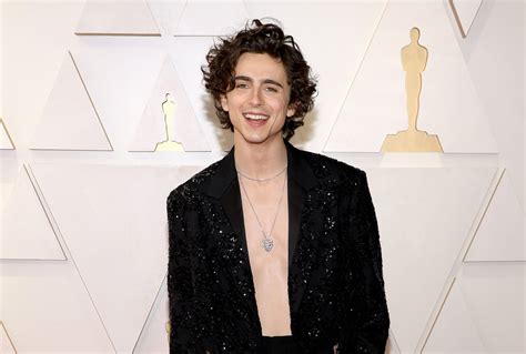Timoth E Chalamet Is Dune The Shirtless Look At The Oscars