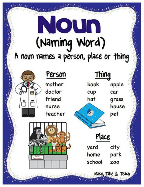 A Noun Grammar And Punctuation Grammar Worksheets Free Grammar