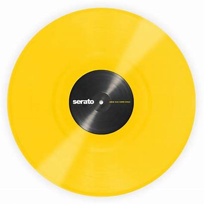 Vinyl Yellow Record Serato Control Center Series