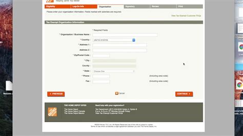 Tap the link below to shop our feed. Home Depot Tax Exemption Application - YouTube