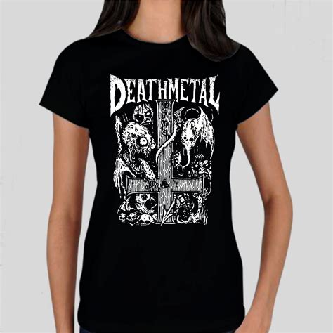 Death Metal Girlie T Shirt Metal And Rock T Shirts And Accessories