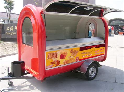 Yieson Mobile Food Trailer Fast Food Mobile Kitchen Cart Trailer