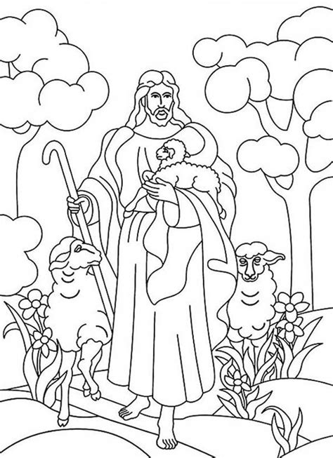 Jesus Lamb Of God Coloring Page