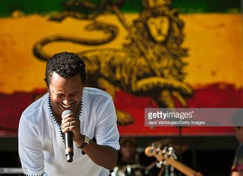 Ethiopian Musician Teddy Afro Performs On Stage As He Headlines An