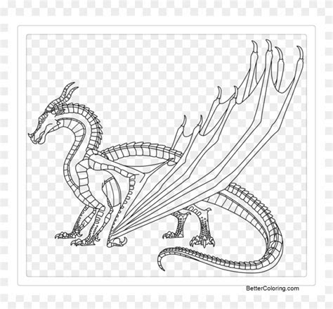 Wings Of Fire Nightwing Coloring Sheets Coloring Pages