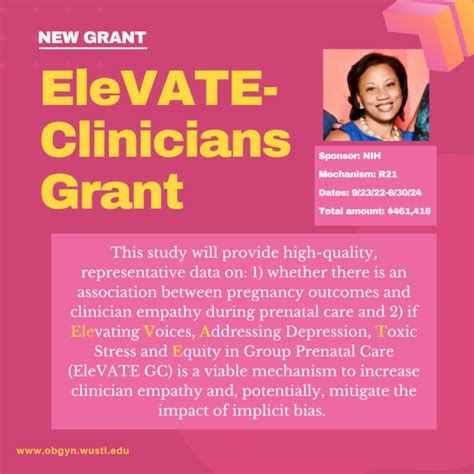 ebony b carter md mph secures nih r21 award for elevate obstetrics and gynecology