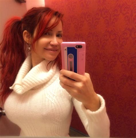 Bianca Looking Sexy In A White Sweater Redhead Next Door Photo Gallery