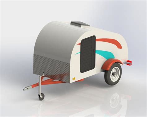 Motorcycle Teardrop Trailer Plans Detailed Downloadable