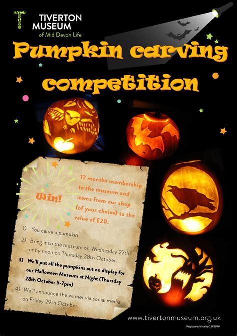 Pumpkin Carving Competition Tiverton Museum Of Mid Devon Life