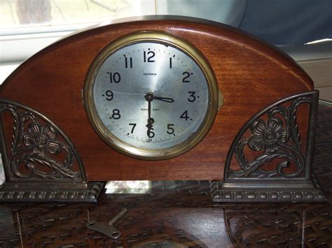 Antique Ansonia 8 Day Mantel Clock New York Runs With Key Antique Price Guide Details Page