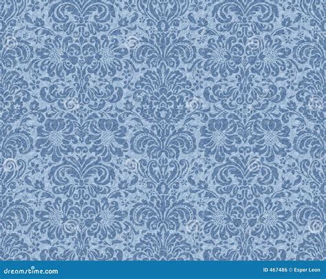 Victorian Wallpaper Blue Royalty Free Stock Image Image 467486