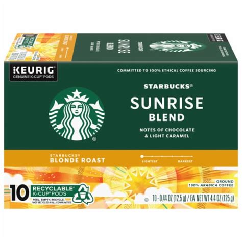 Starbucks® Sunrise Blend Blonde Roast Coffee K Cup Pods 10 Ct Harris