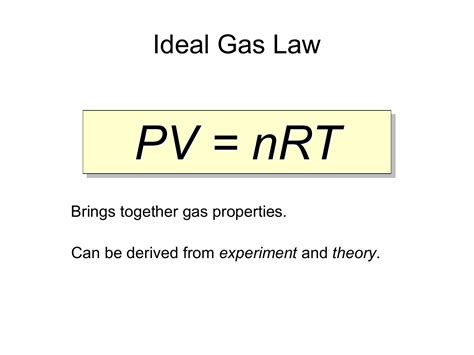 Ideal Gas Law R Values PPT Gas Laws PowerPoint Presentation ID The Ideal Gas Law