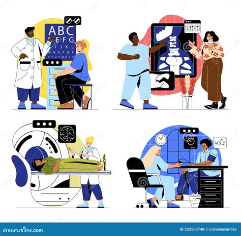 Medical Examination Concept Stock Vector - Illustration of organ