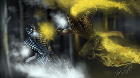 Mortal Kombat X Scorpion Vs Sub Zero By Daregb On DeviantArt