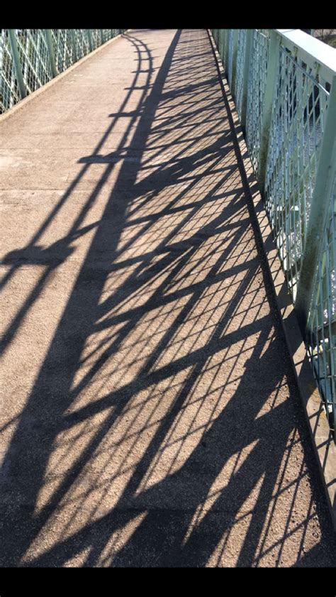 Shadows On A Bridge In Shrewsbury Built Environment Shrewsbury