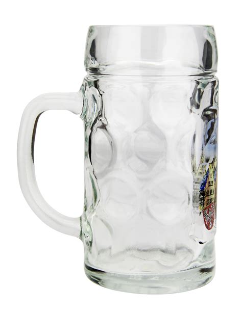 Frankfurt Dimpled Oktoberfest Glass Beer Mug 0 5 Liter