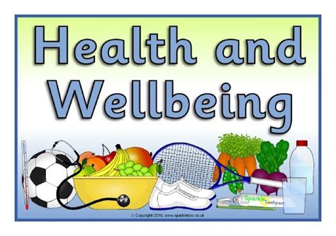 Health And Wellbeingwell Being Display Posters Sb11406 Sparklebox