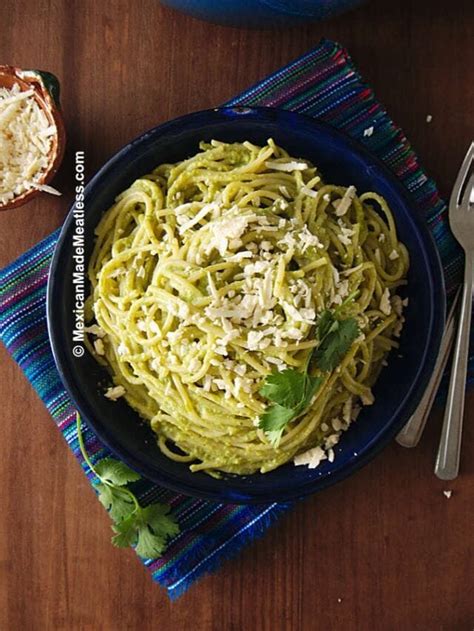 Espagueti Verde Recipe Mexican Made Meatless™