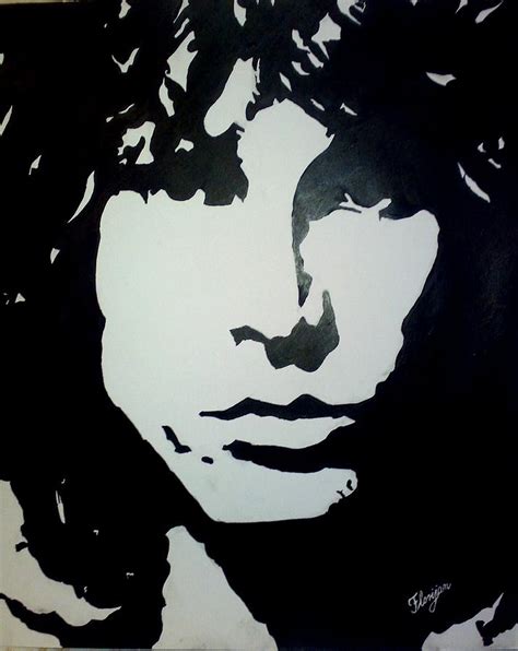 Jim Morrison Painting By Florijan Zegarac