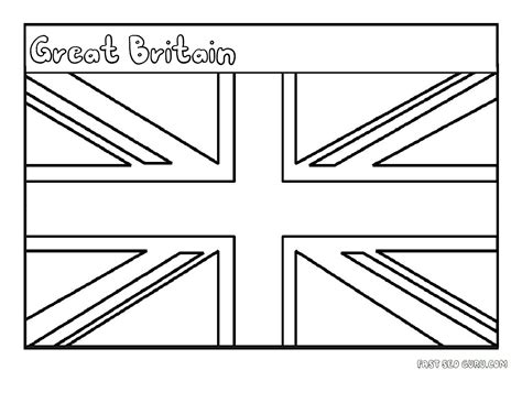 Free printable coloring page about the flag of australia. Printable Flag of Great Britain coloring page for kids ...
