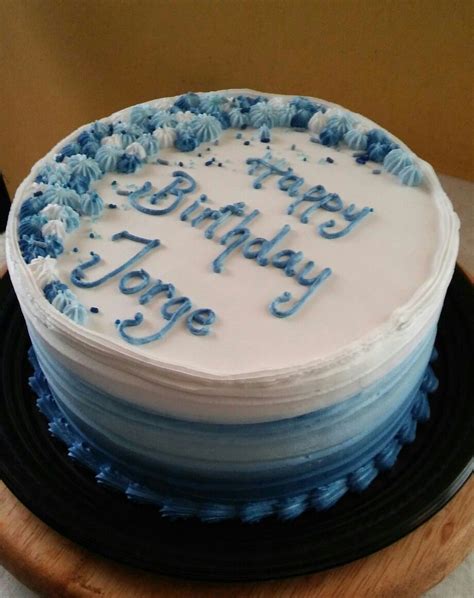 Coming flat packed, not inflated. Birthday cake for men | Buttercream birthday cake, Birthday cakes for men, Easy cake decorating