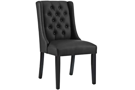 Dining room chairs for hospitality locations for banquets, dining halls, and hotels that host large events, having enough chairs on hand to seat attending you can find dining chairs in a wide variety of colors from neutrals such as black, gray, and beige, to colorful options such as green, purple, or red. Baronet Upholstered Dining Chair in Black by Modway at ...