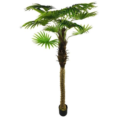 Fan Palm Tree Artificial Plant Green 190cm Buy Online At Qd Stores